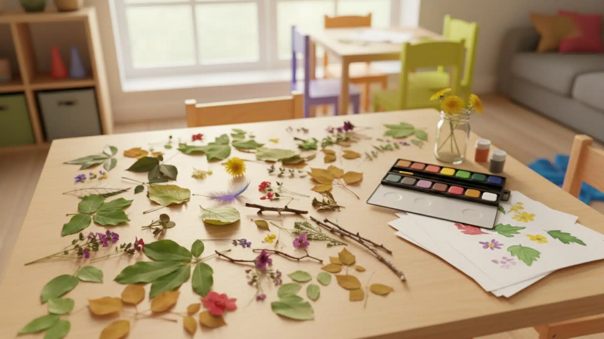 nature art toddlers