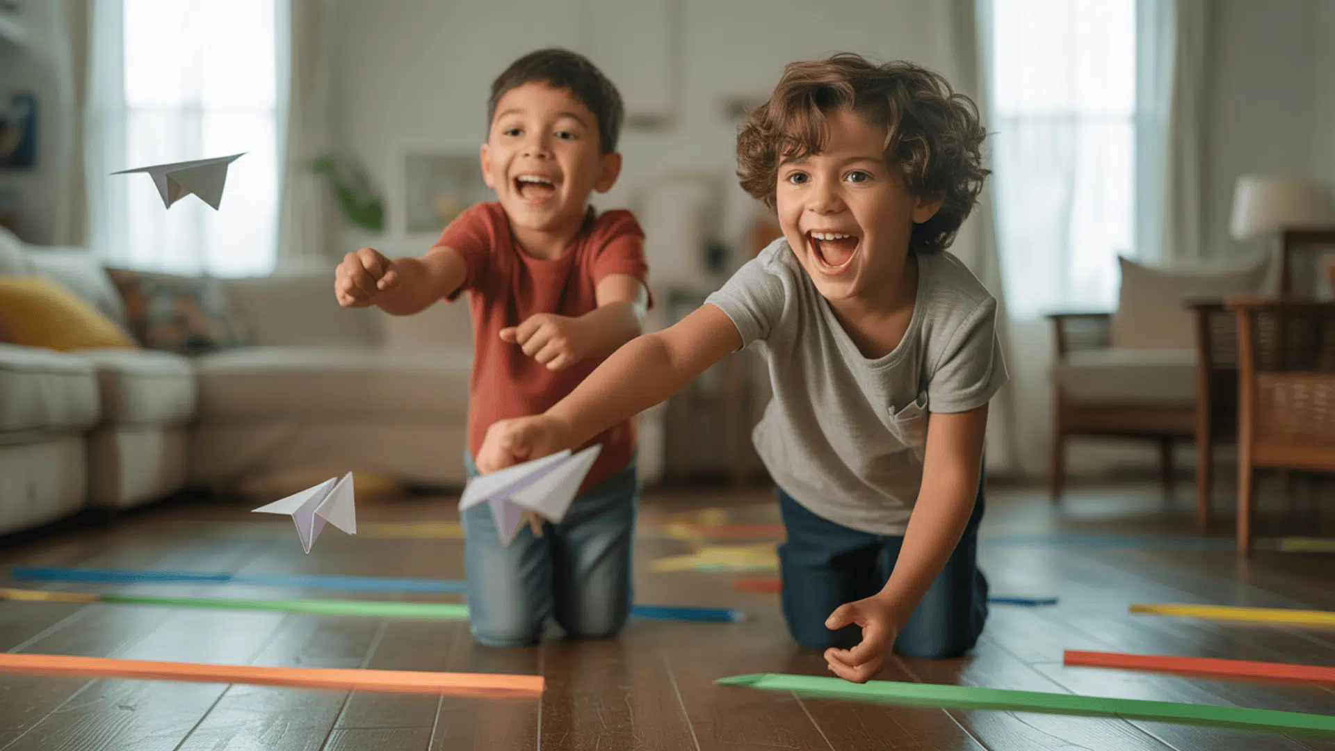 paper airplane design and flight contest