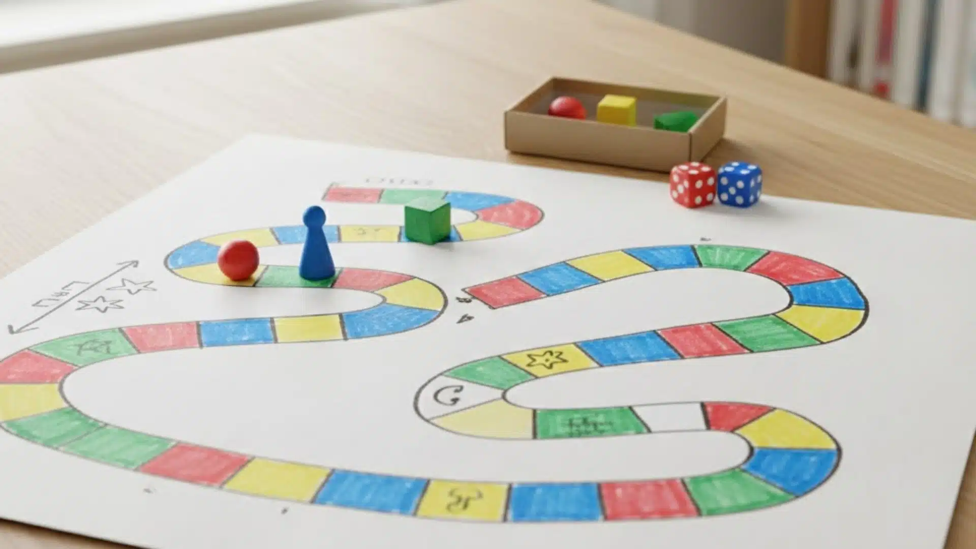 paper board game for kids