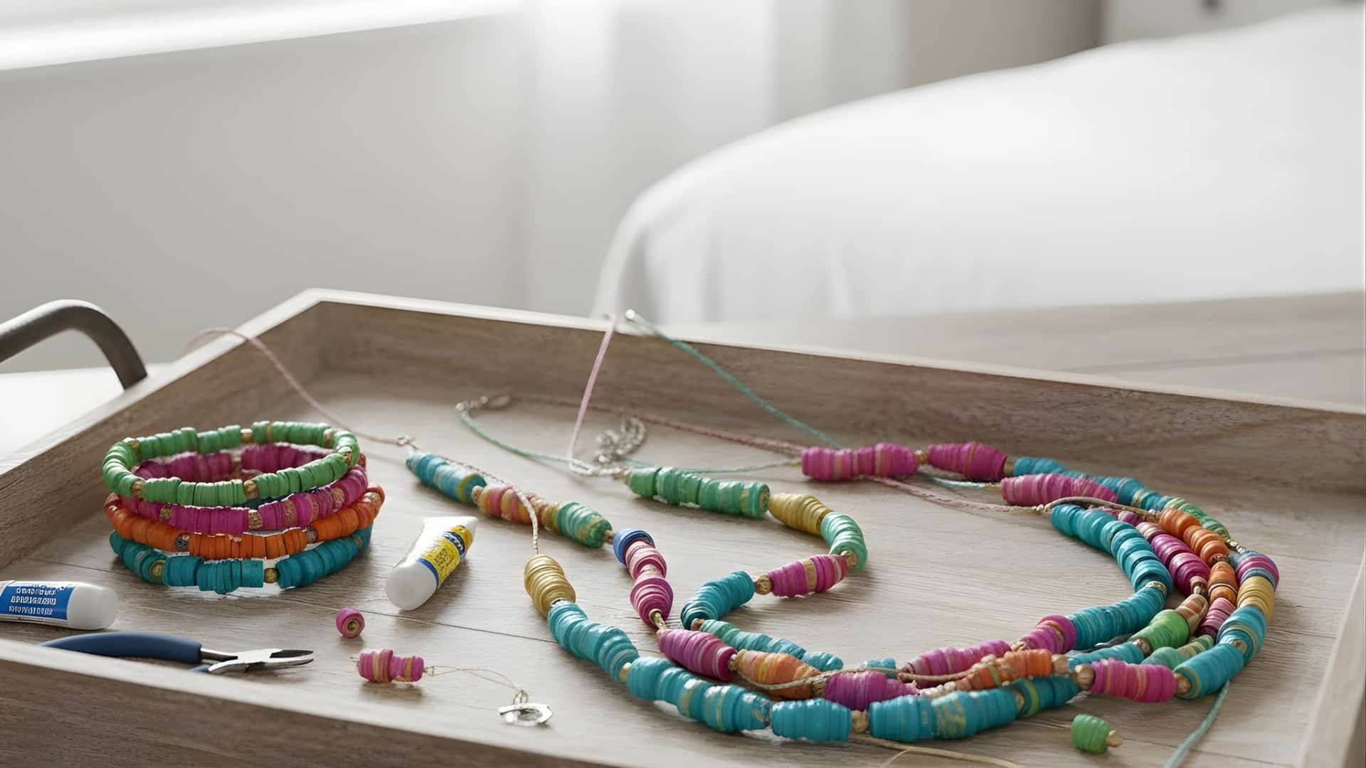 paper jewellery for kids