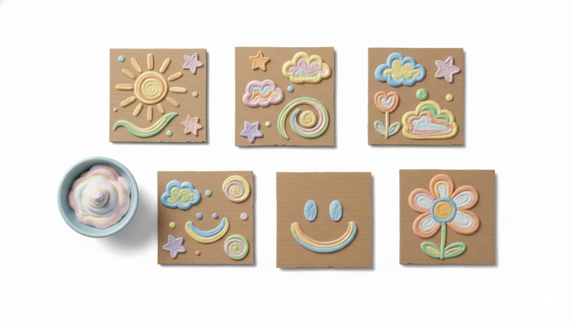 puffy paint kids art