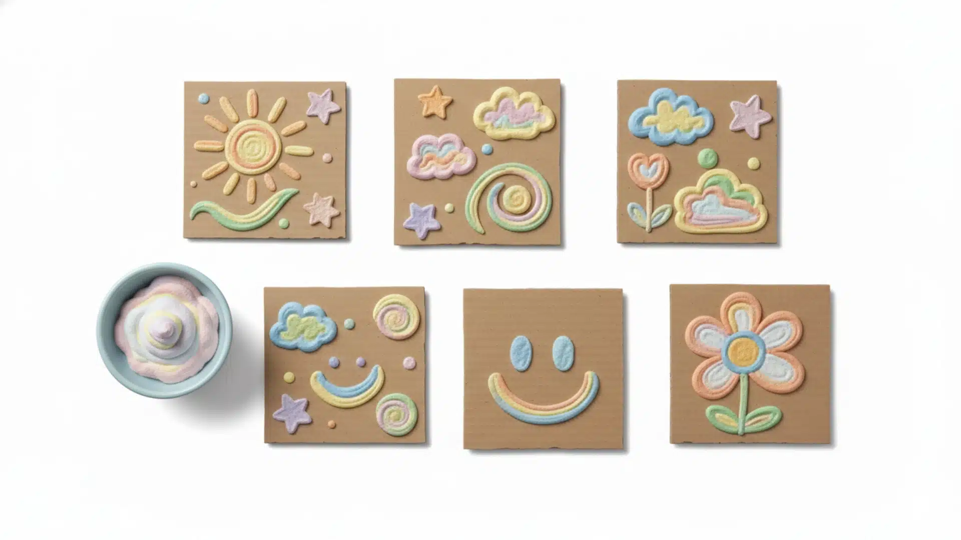 puffy paint kids art