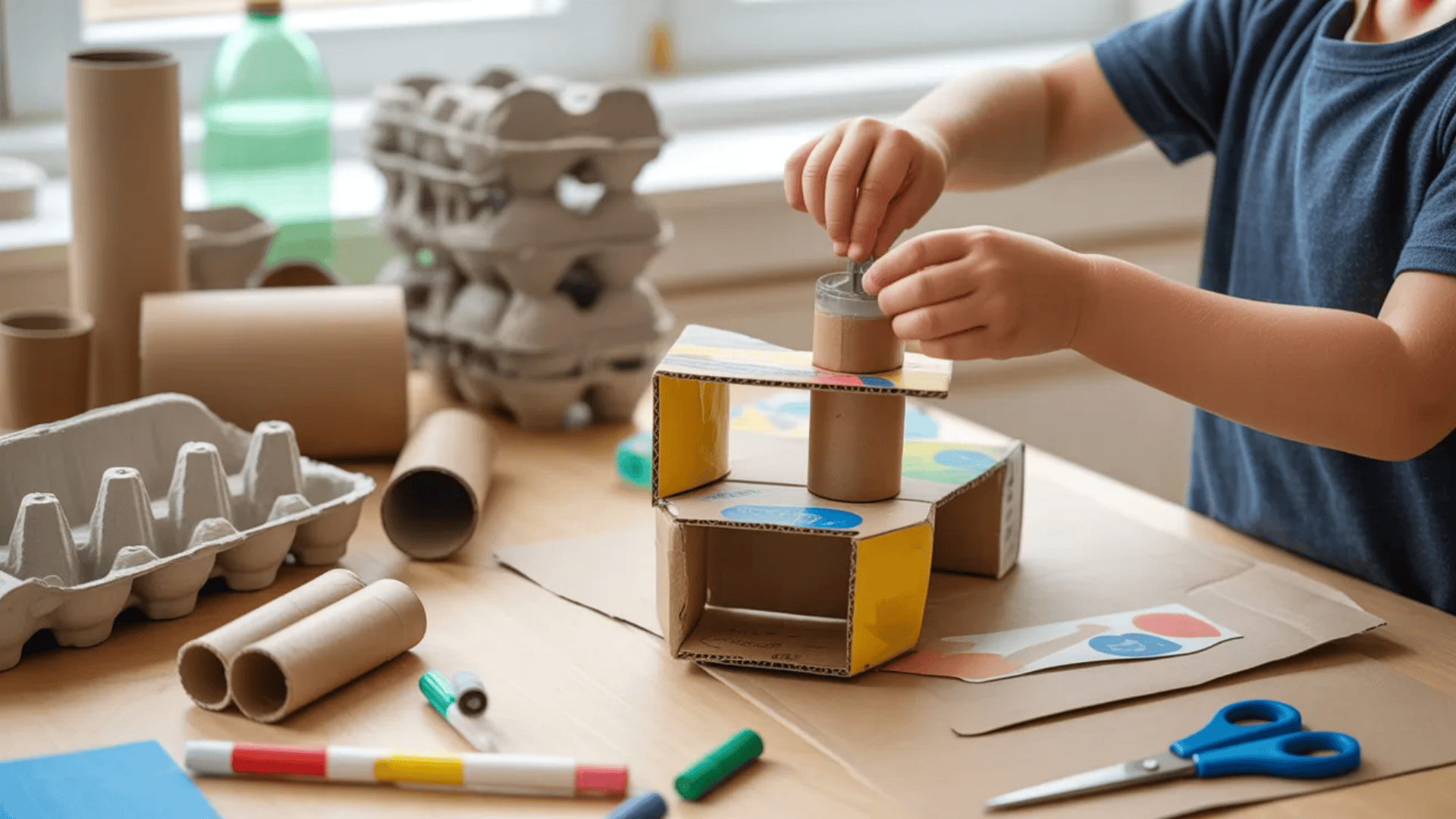 recycling crafts with household items