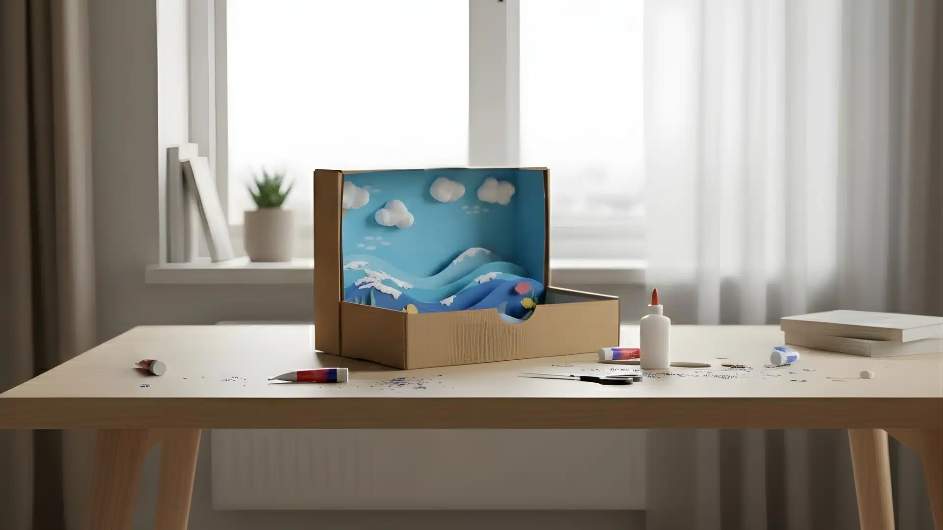 shoebox diorama kids activities