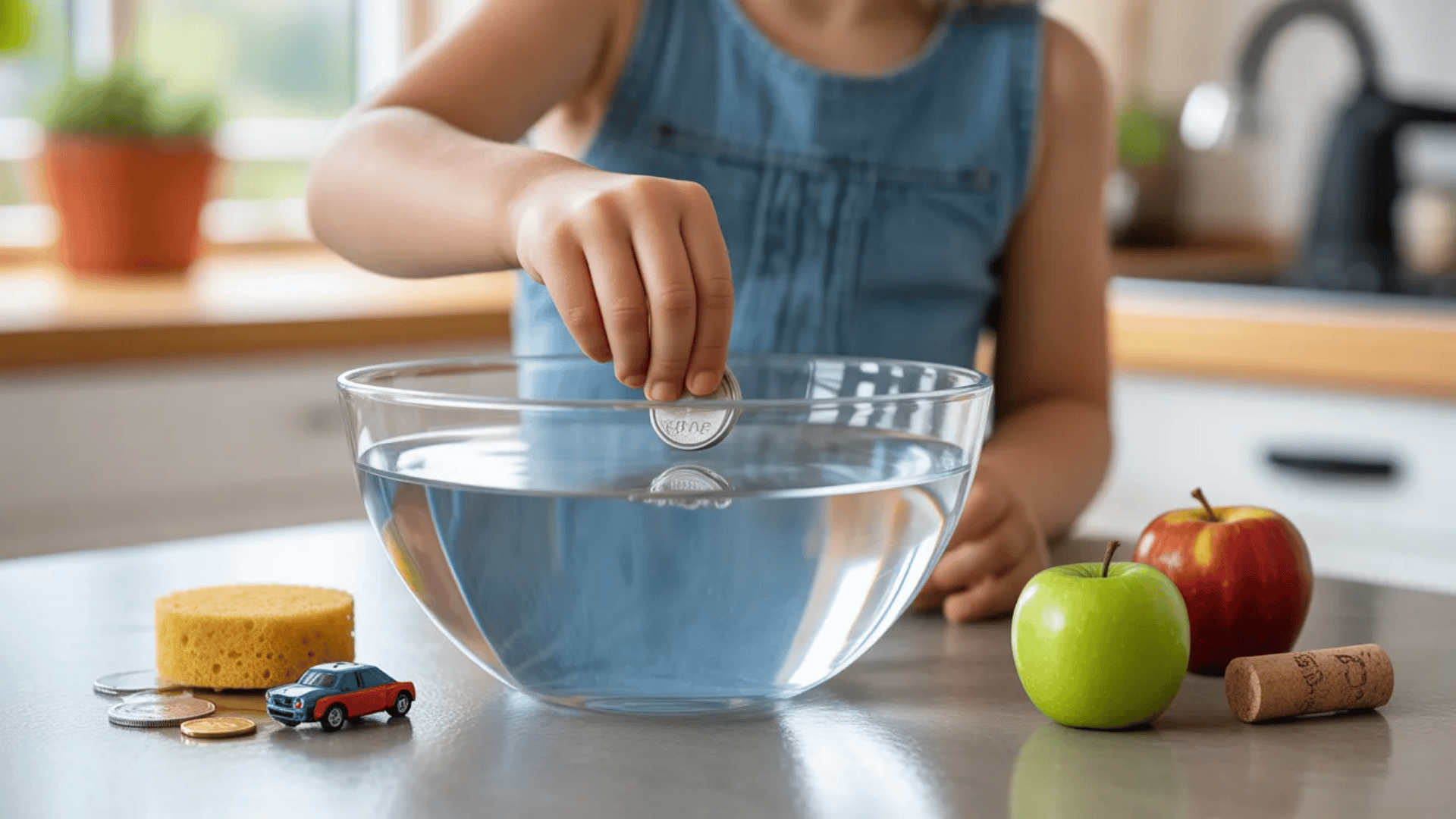 simple science sink or float activity