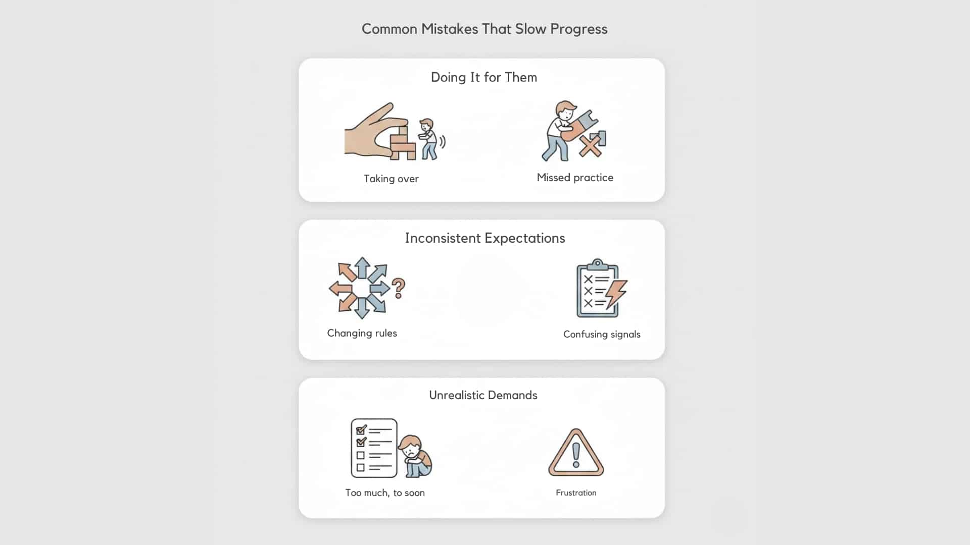 teach kids responsibilities common mistakes
