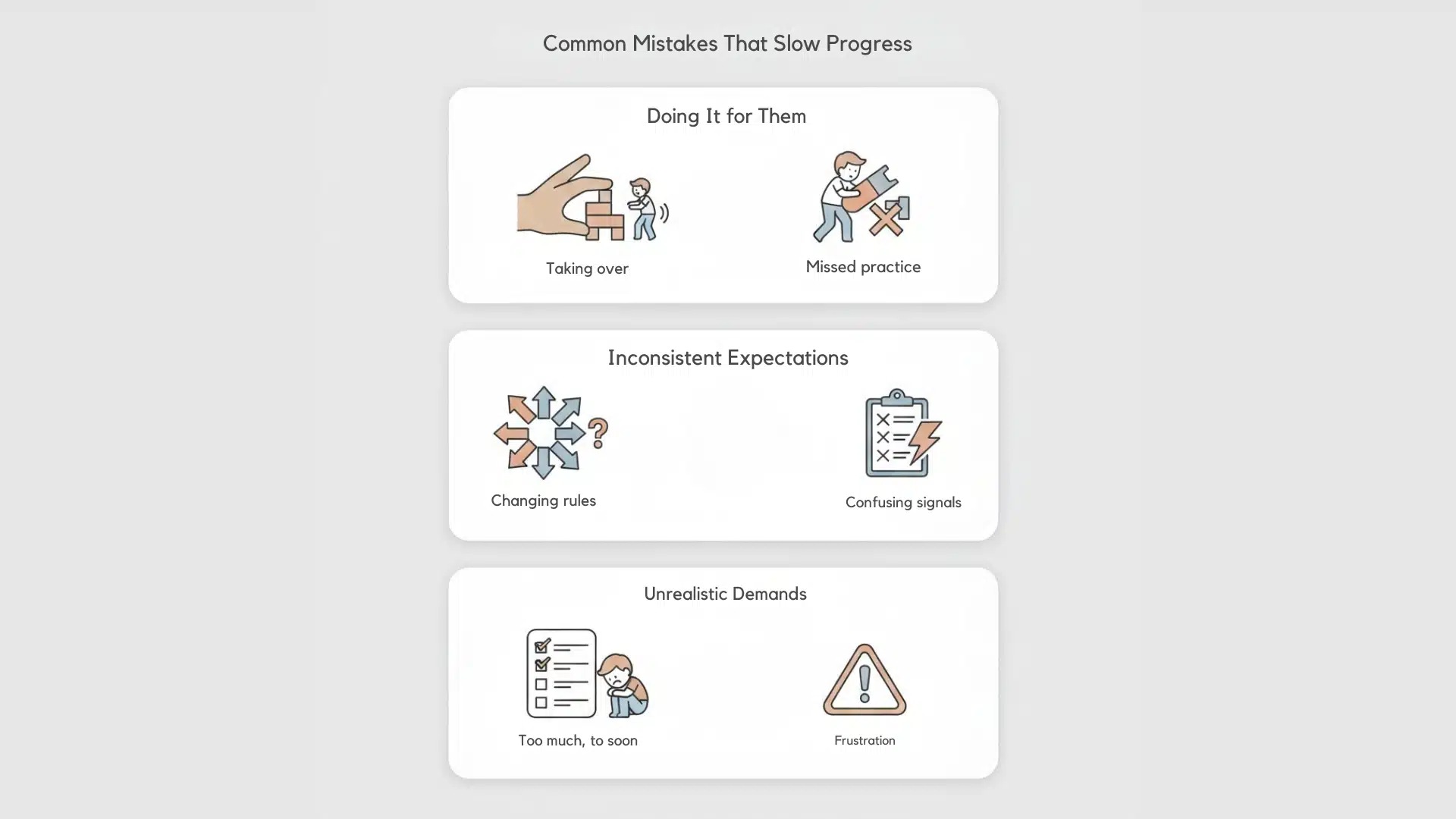 teach kids responsibilities common mistakes