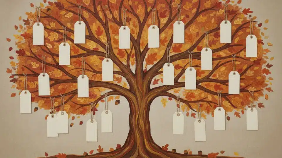 thankful tree art