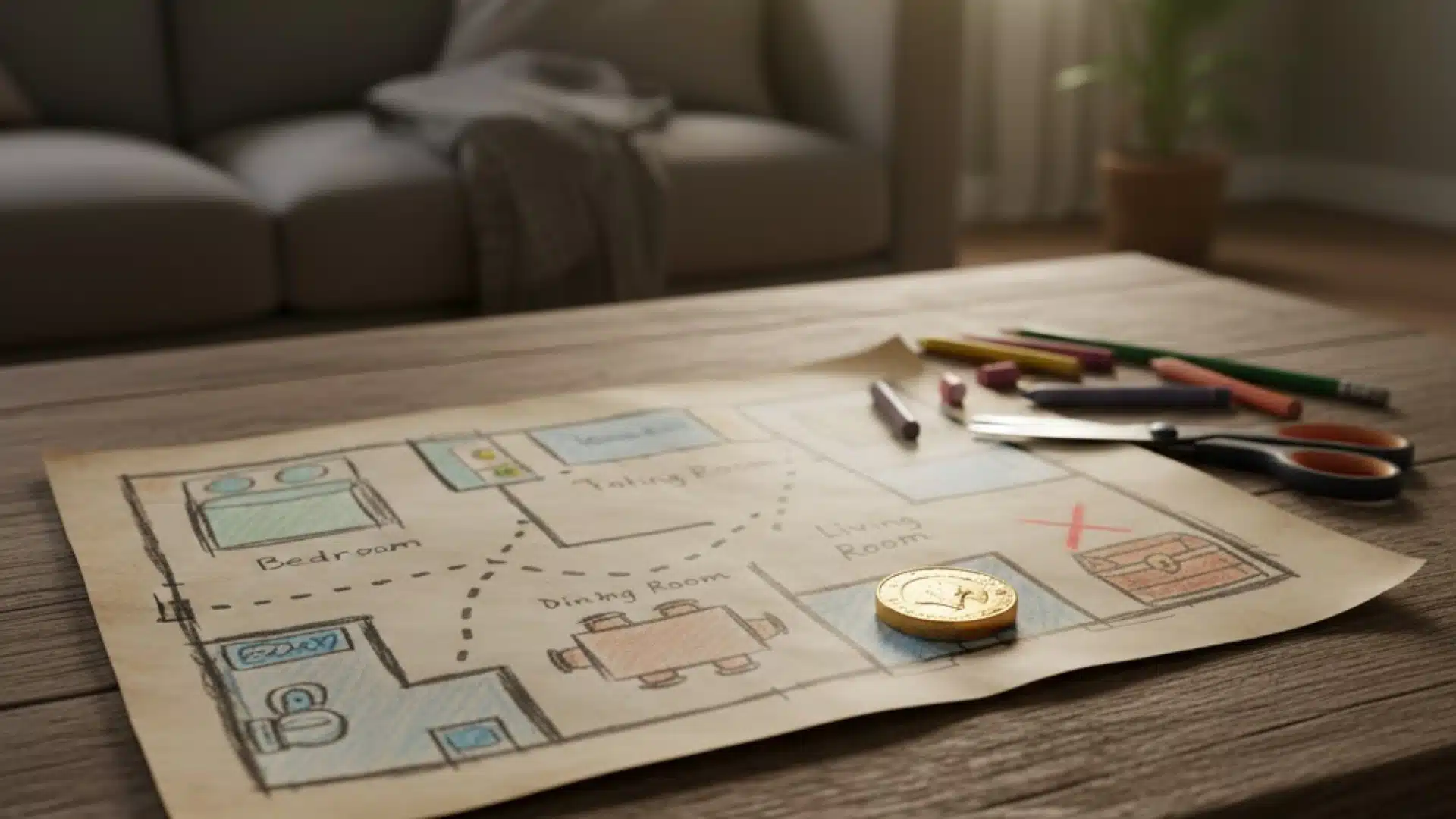 treasure hunt map for kids