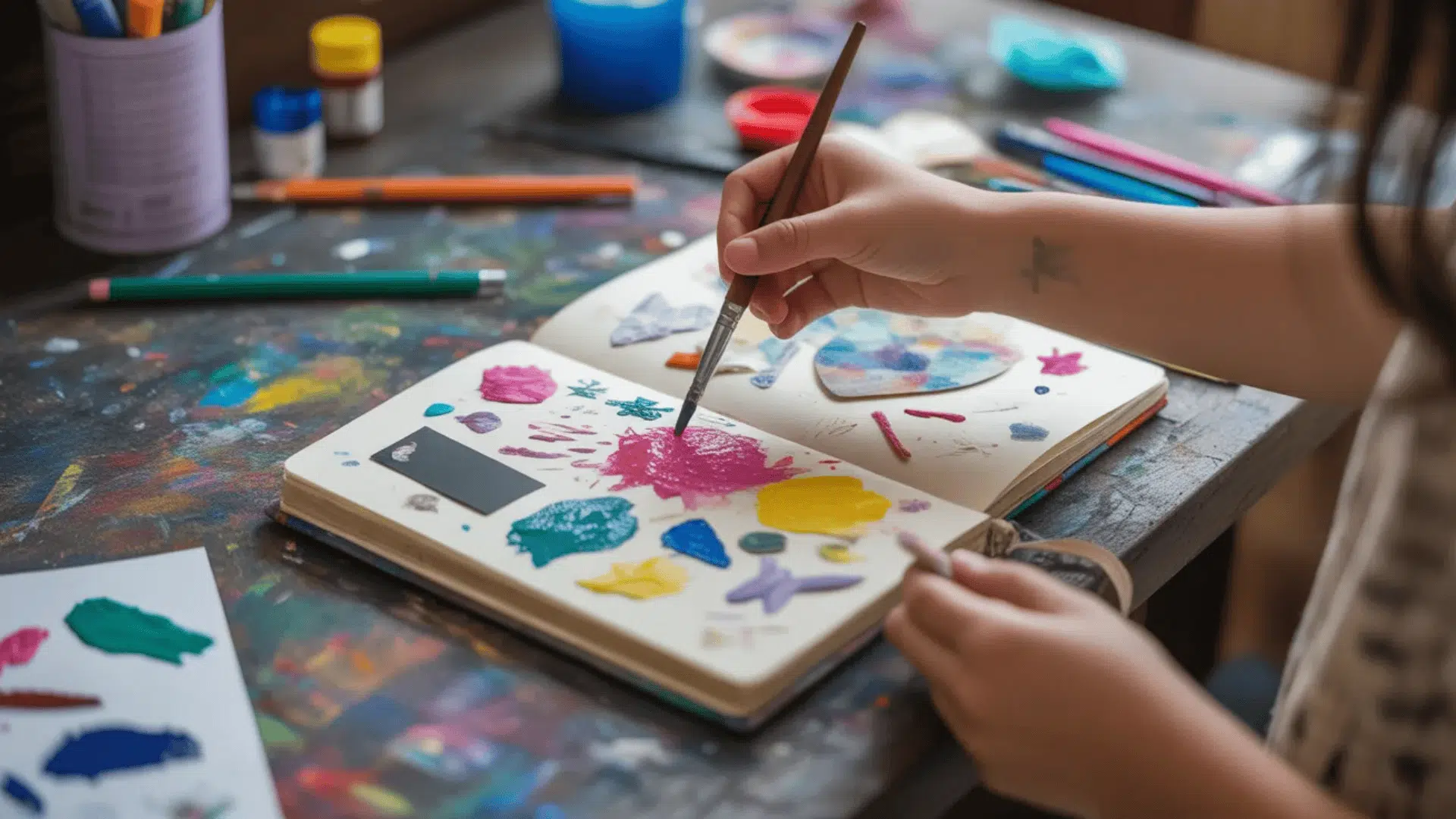 visual journal pages