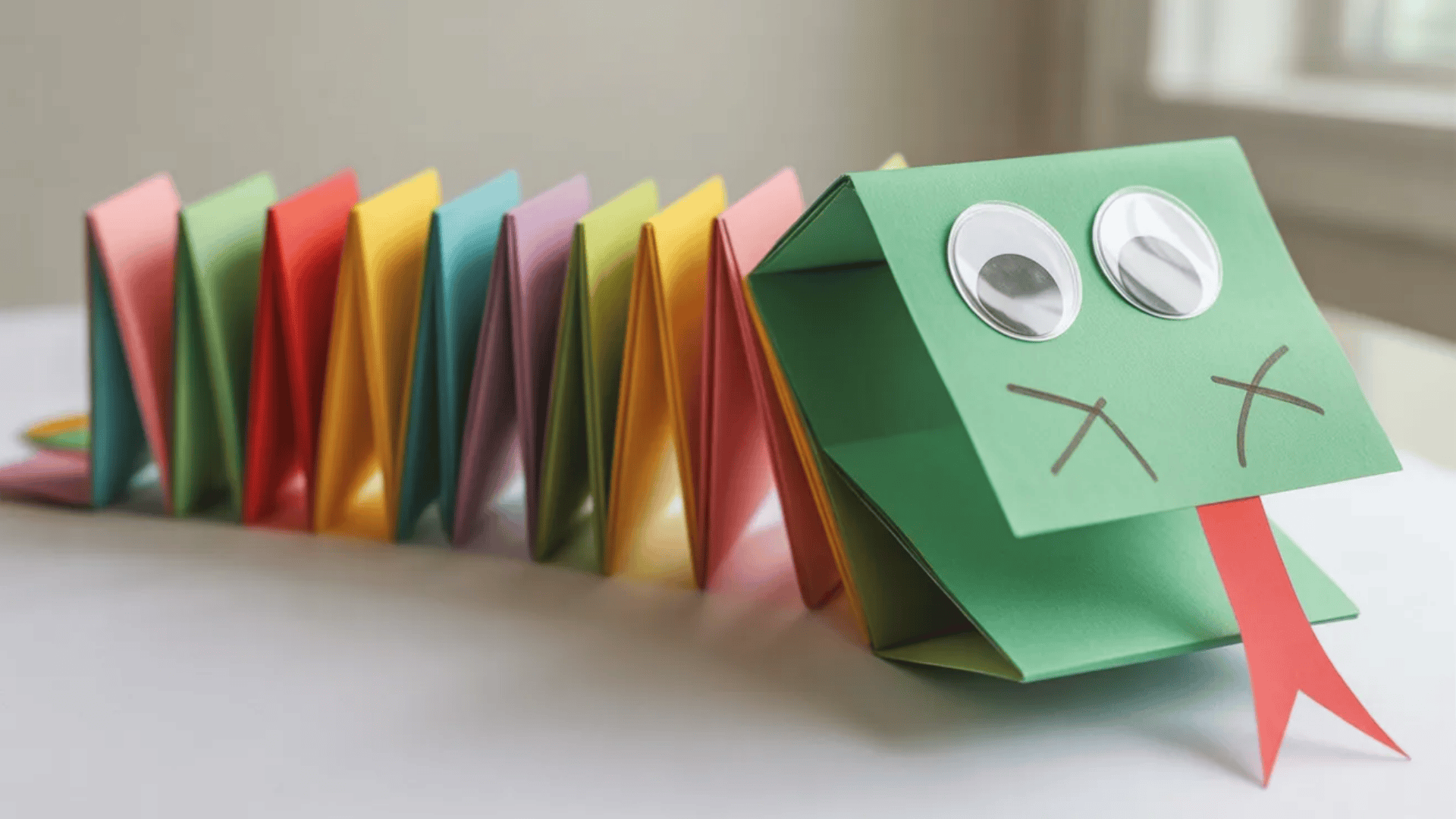 accordion fold snake