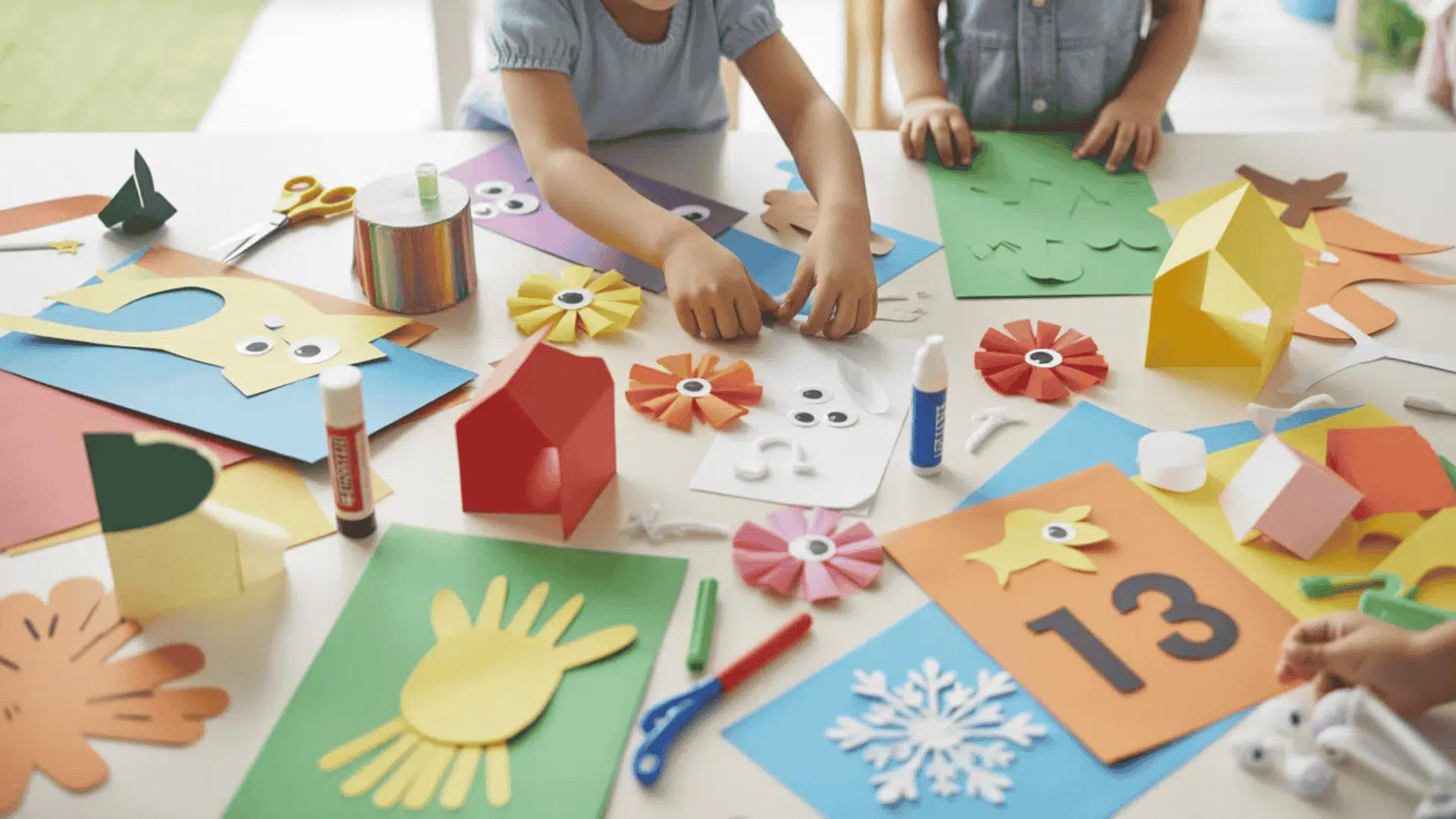 construction paper crafts for kids