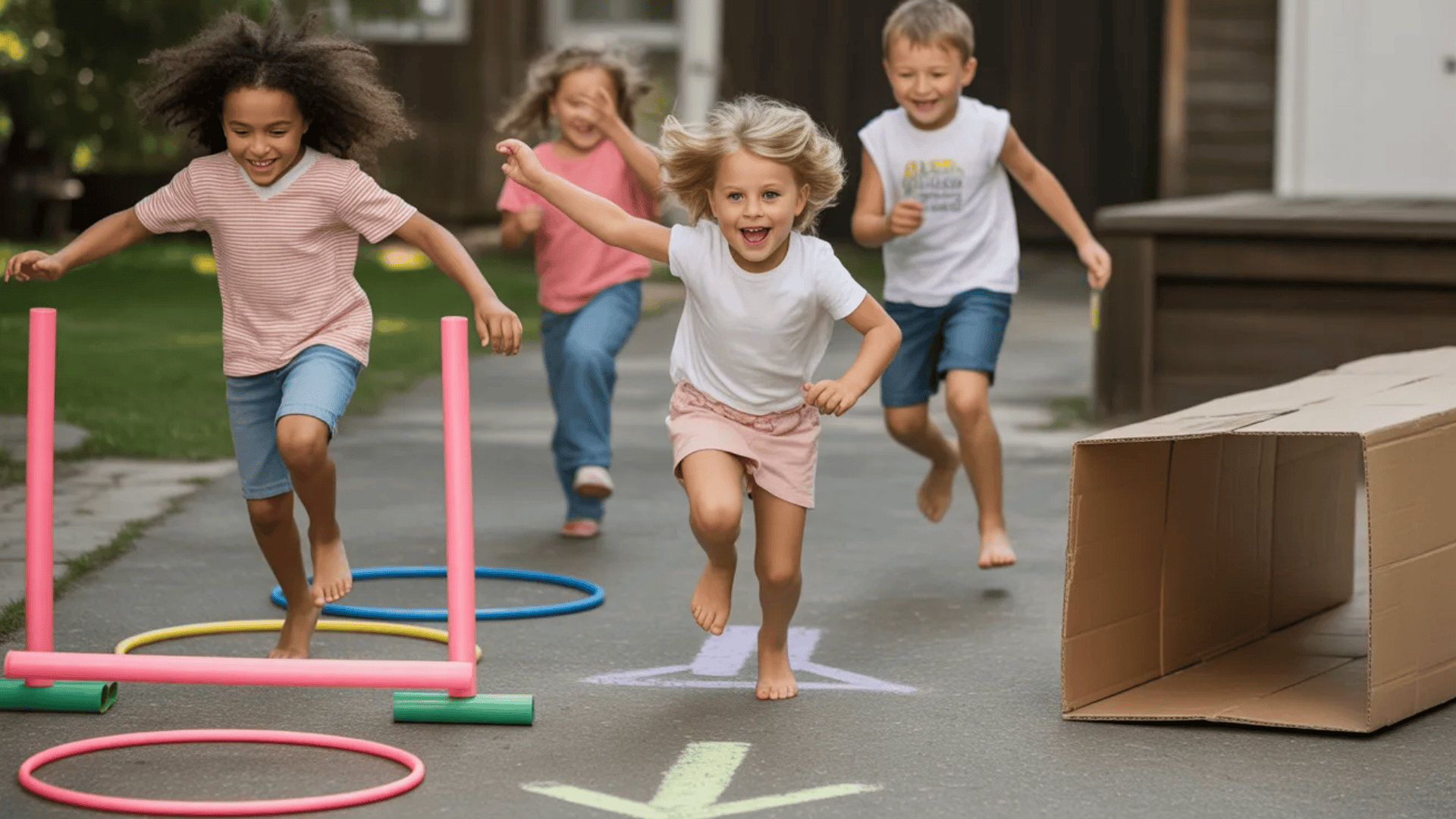 diy obstacle course for kids