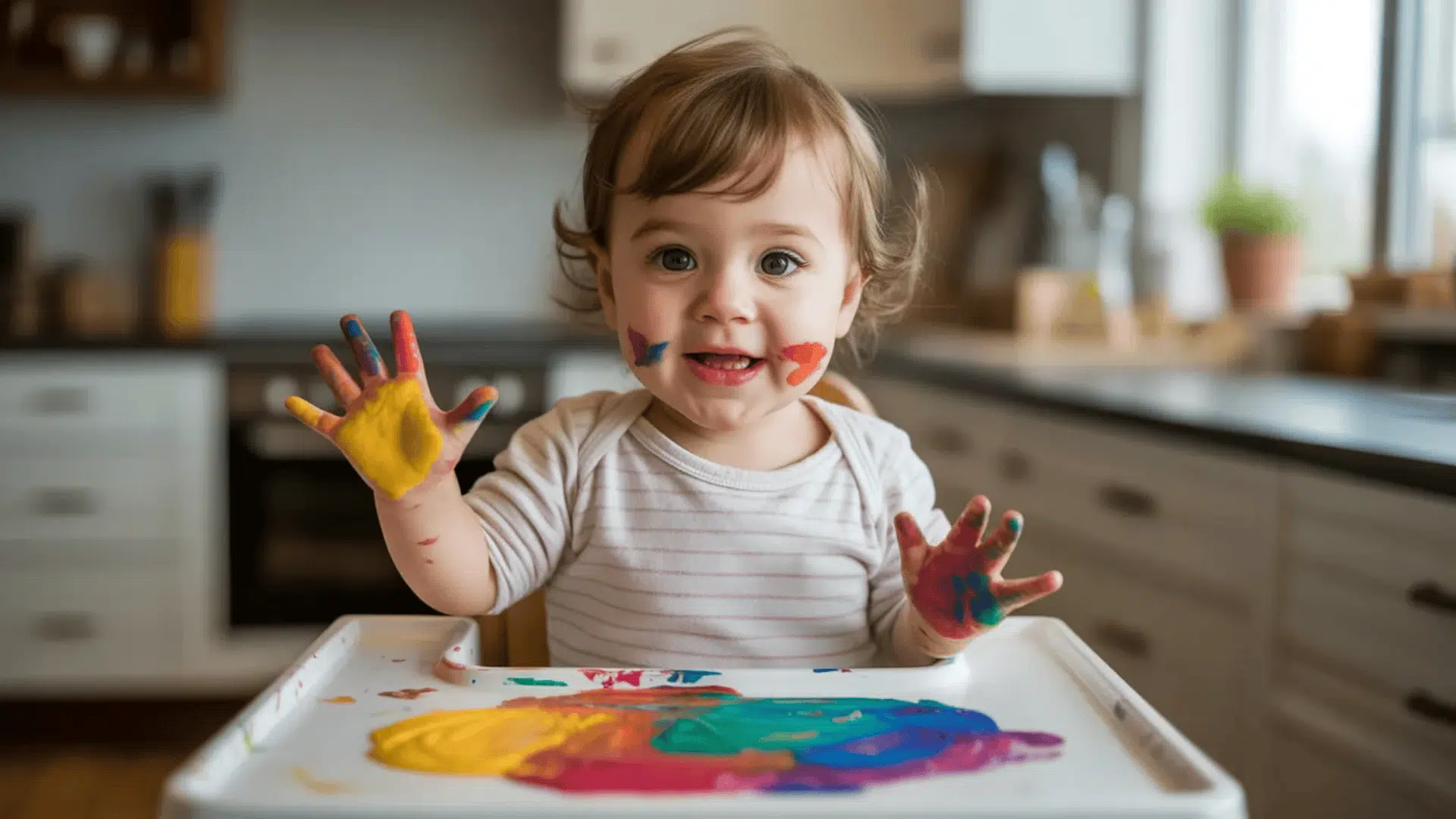 edible finger painting