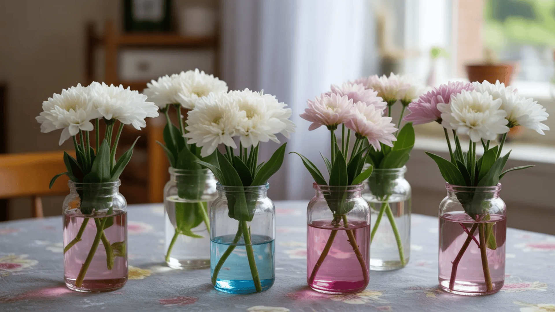 flower color absorption test