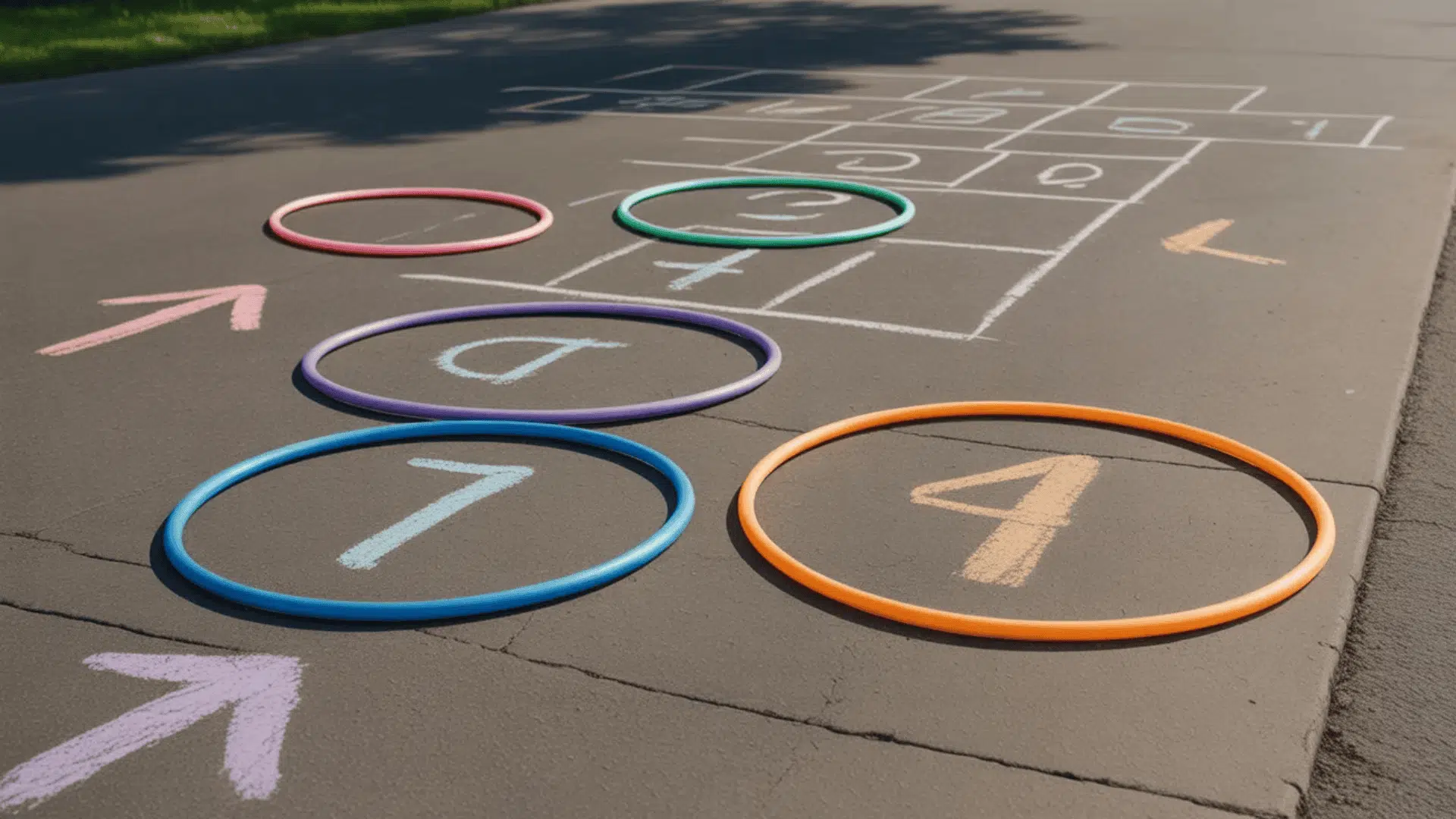 hula hoop hopscotch rings