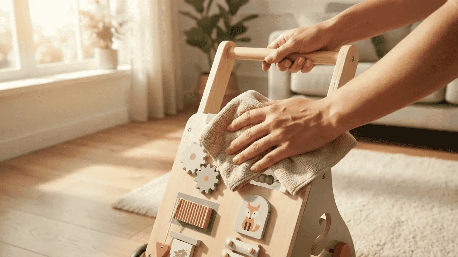 maintenance of a baby walker