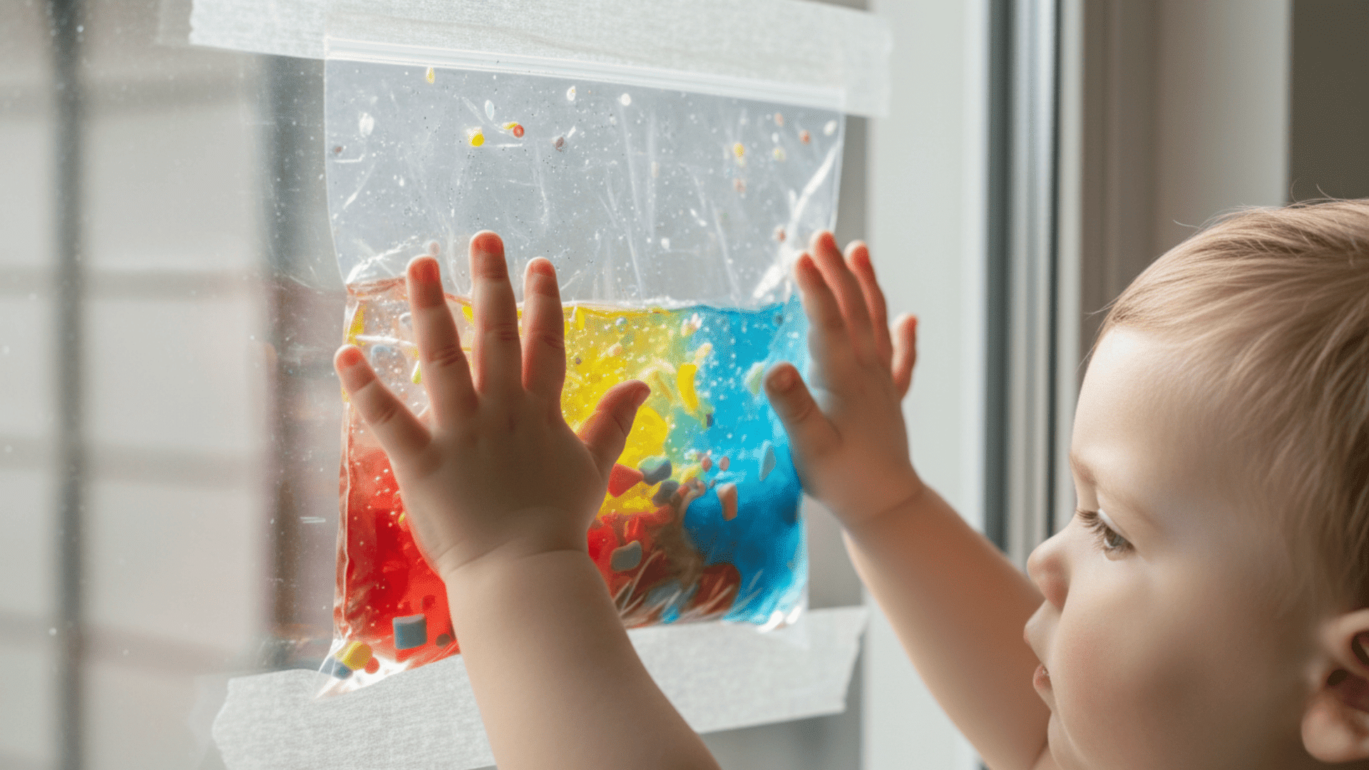 mess free sensory bags