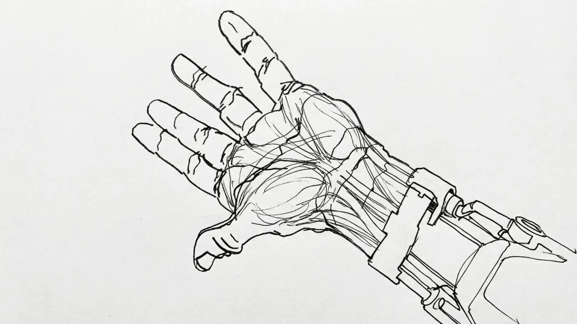 modified contour drawing