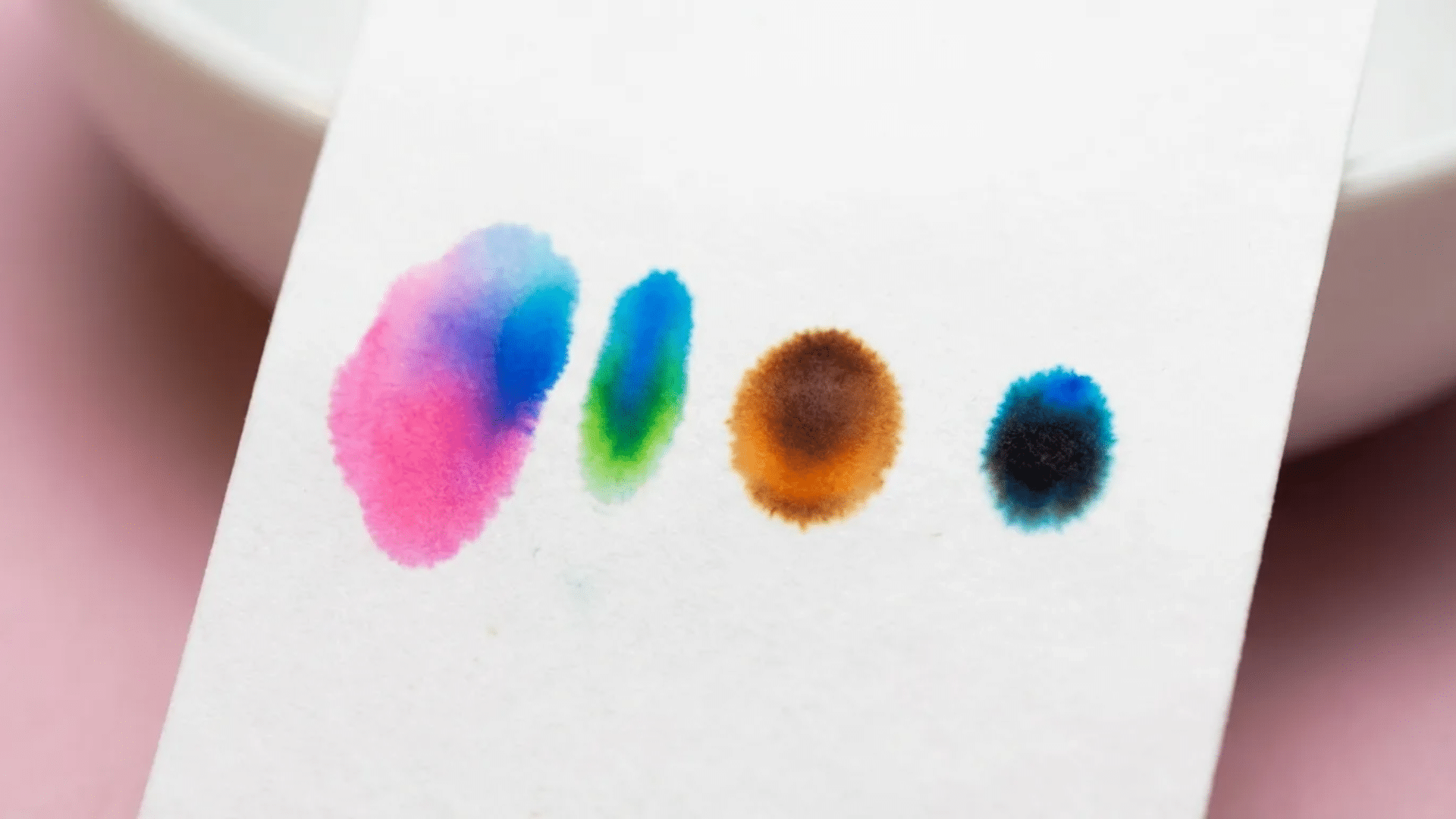 paper chromatography color test