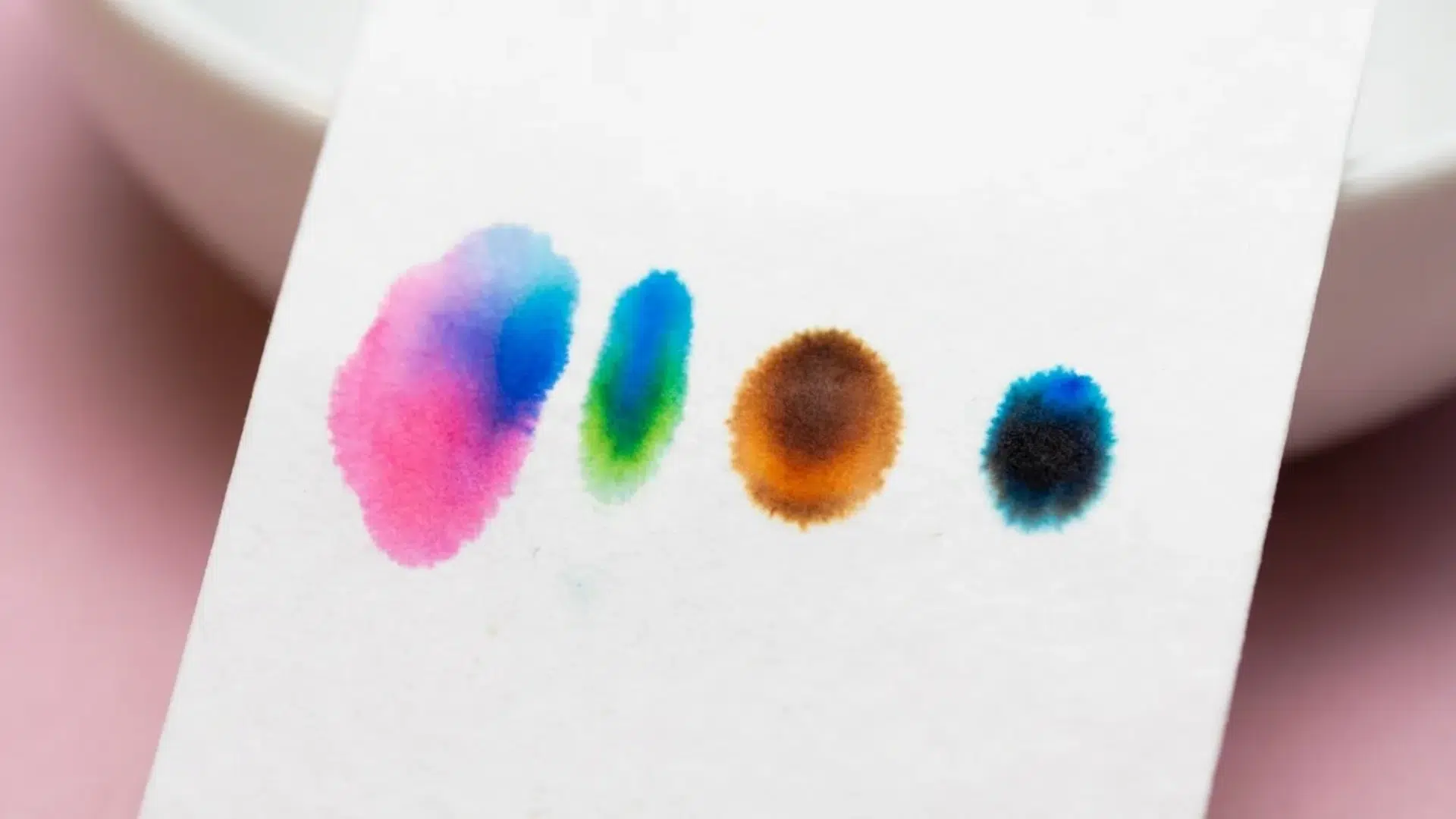 paper chromatography color test