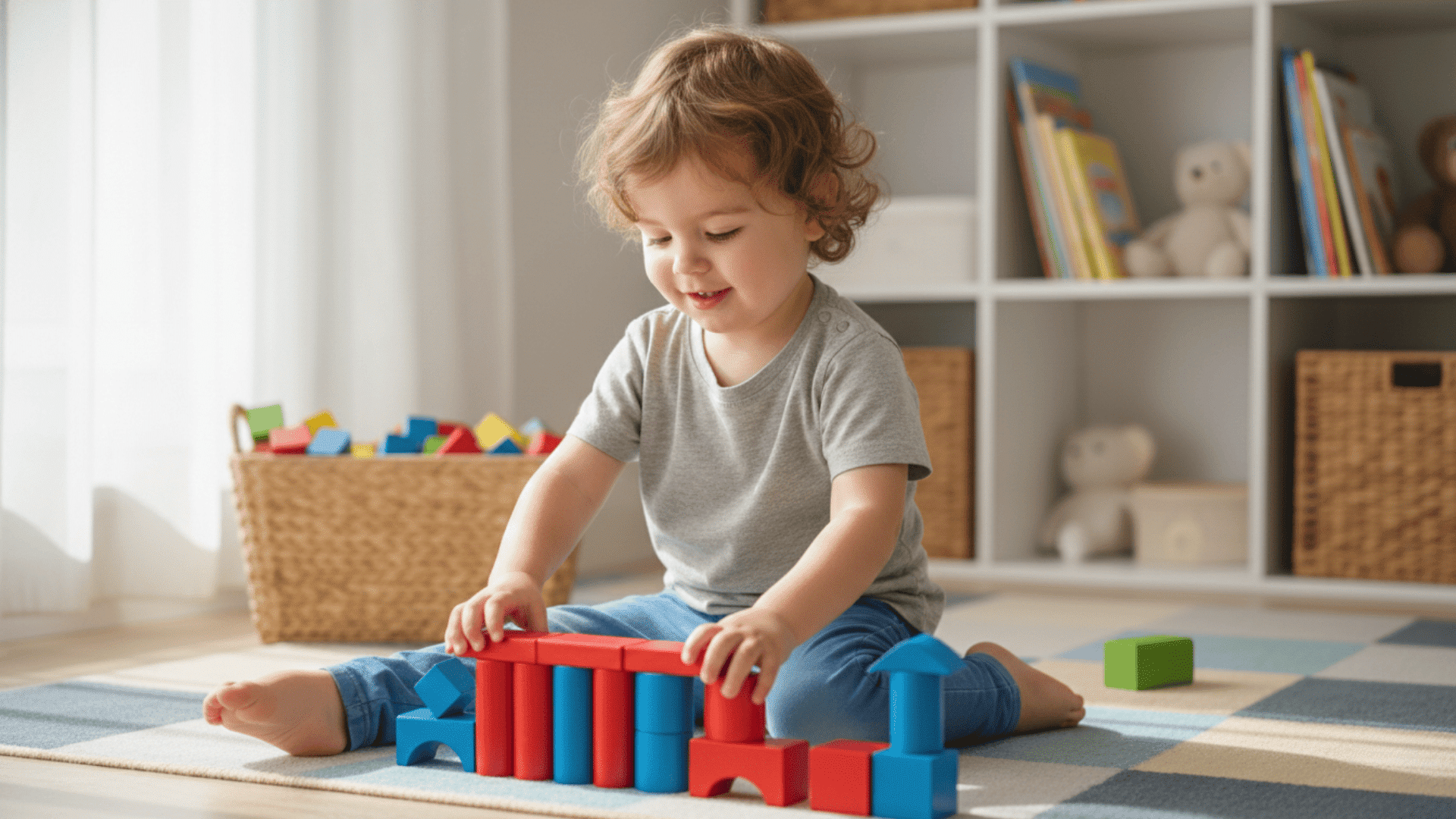 pattern play with blocks