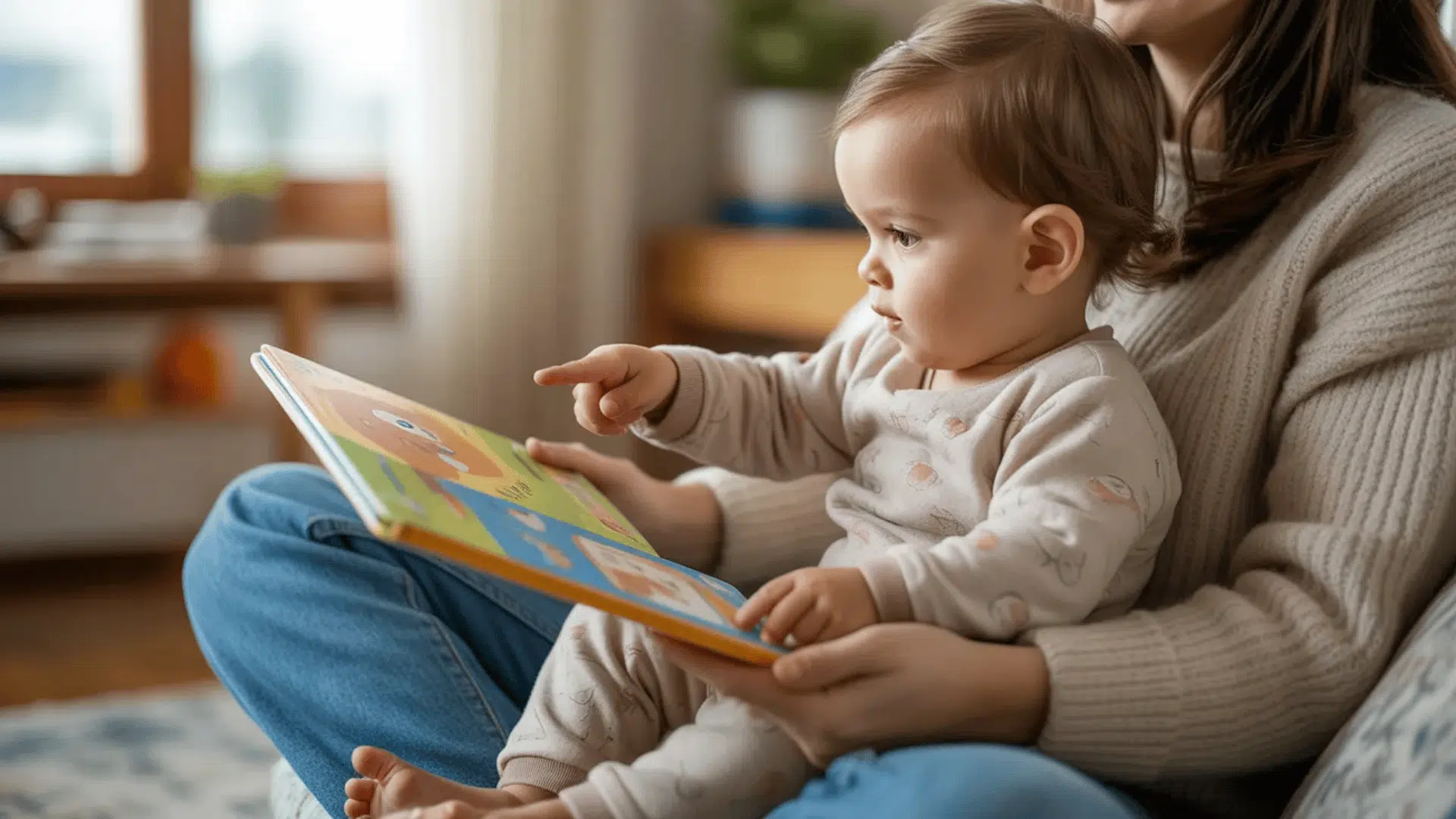 reading board books together