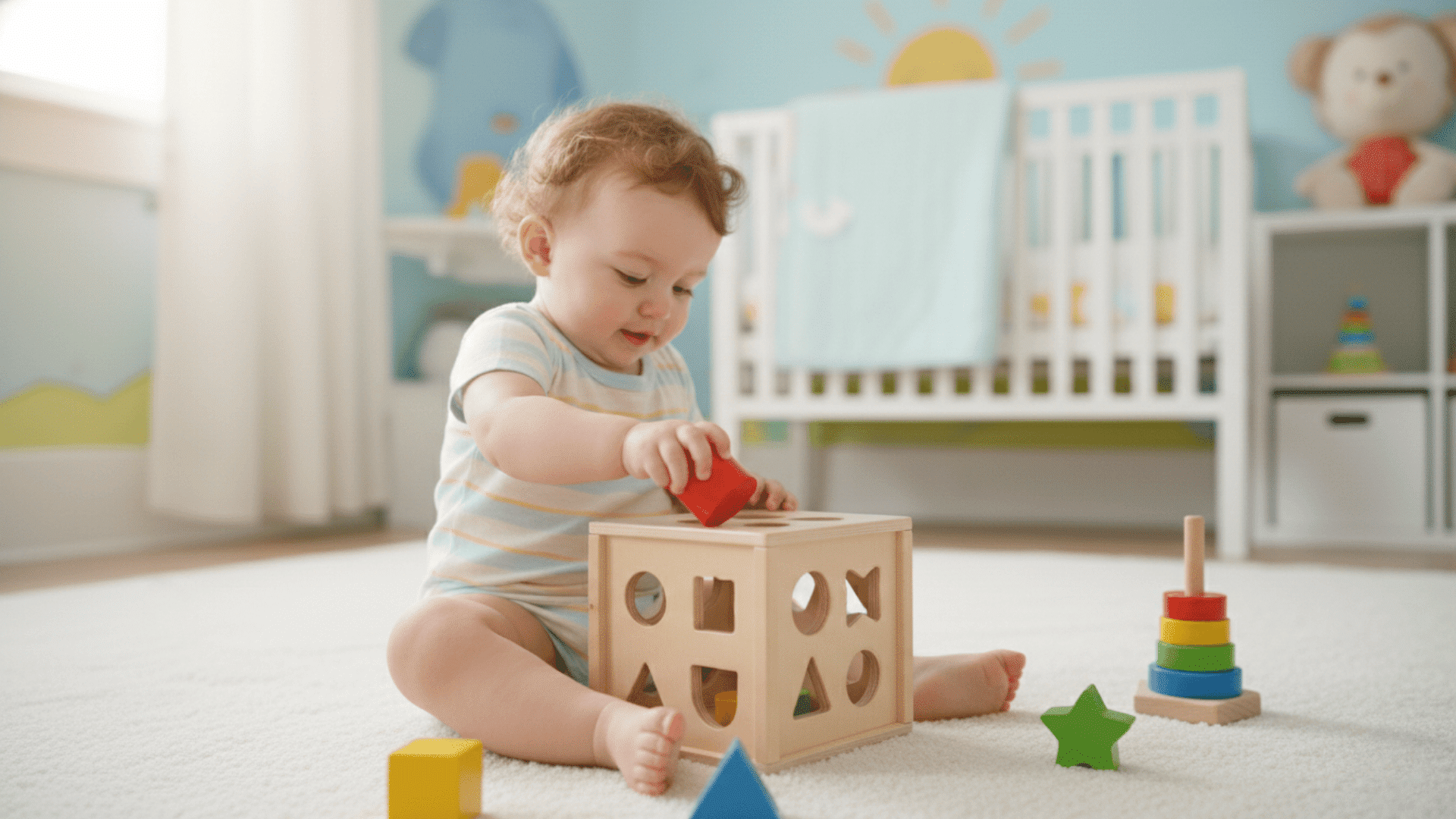 shape sorters and simple puzzles