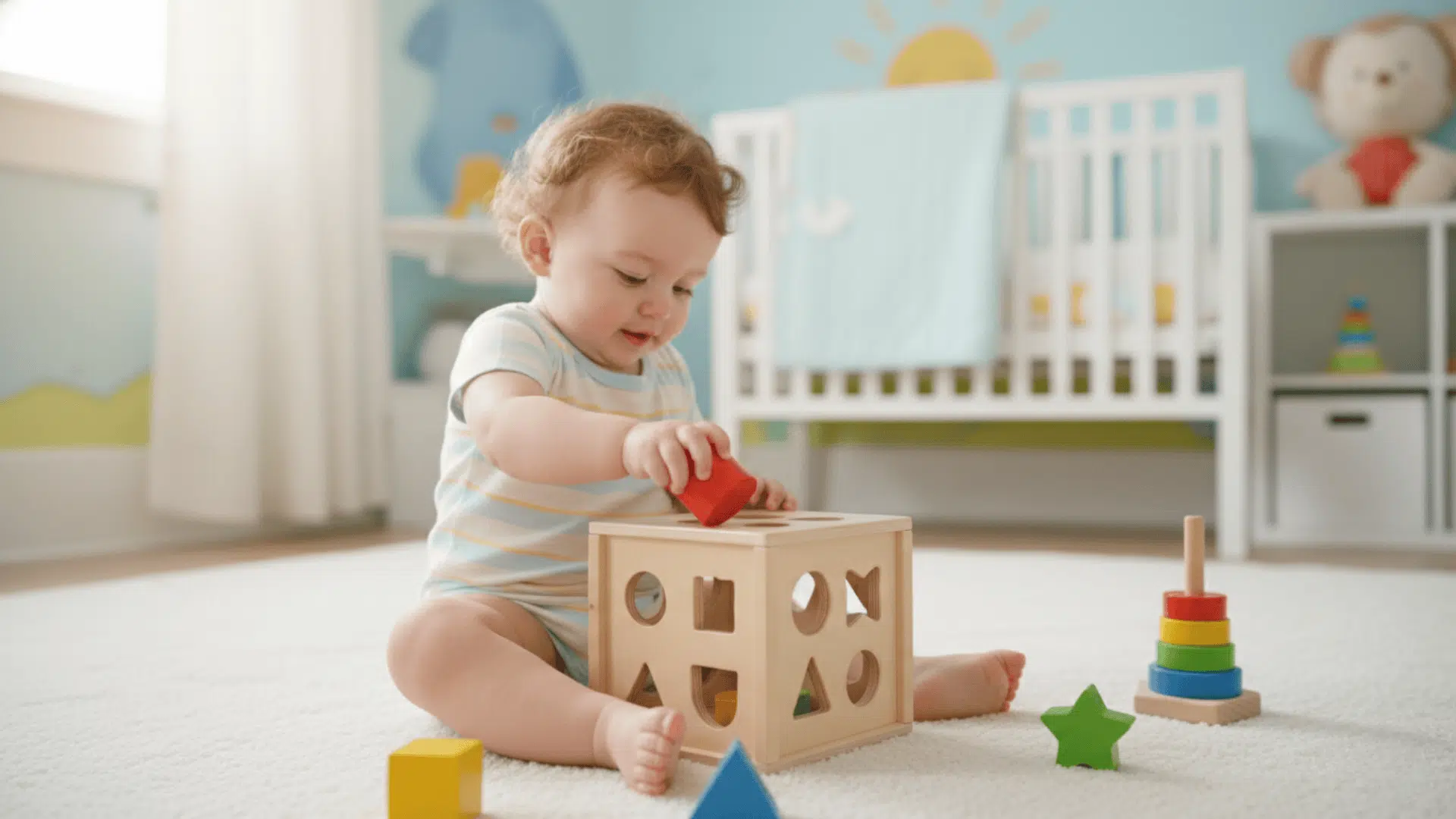 shape sorters and simple puzzles