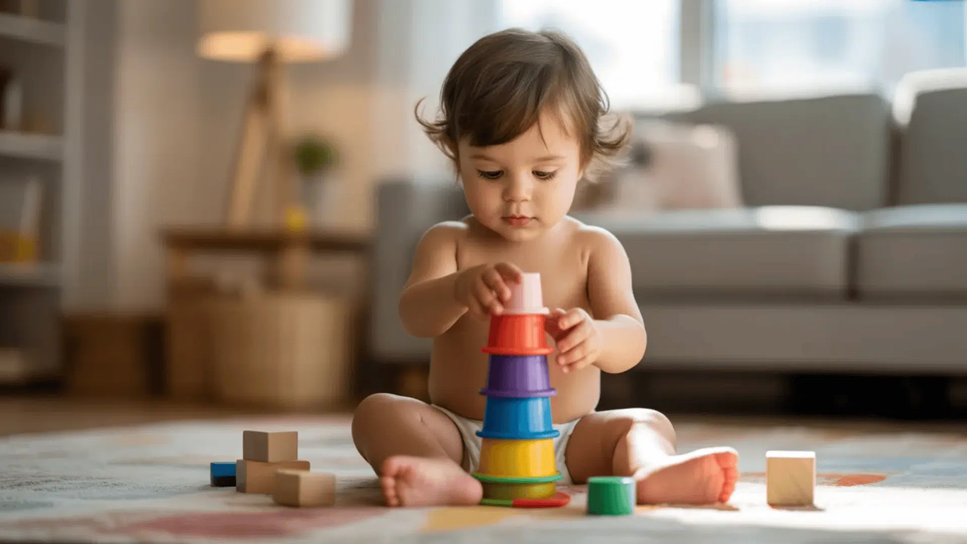 stacking blocks or cups