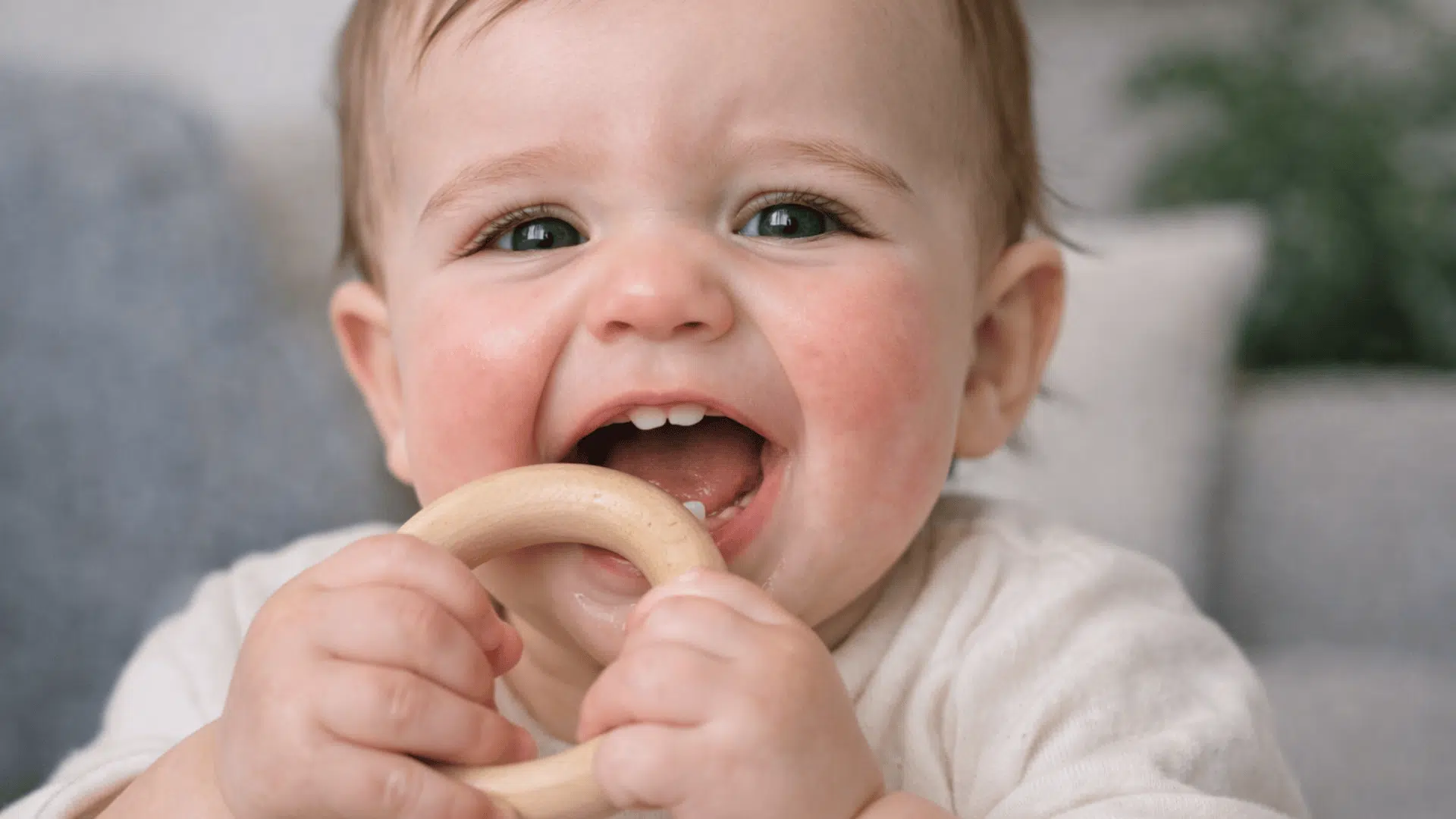the teething process what happens under the gums