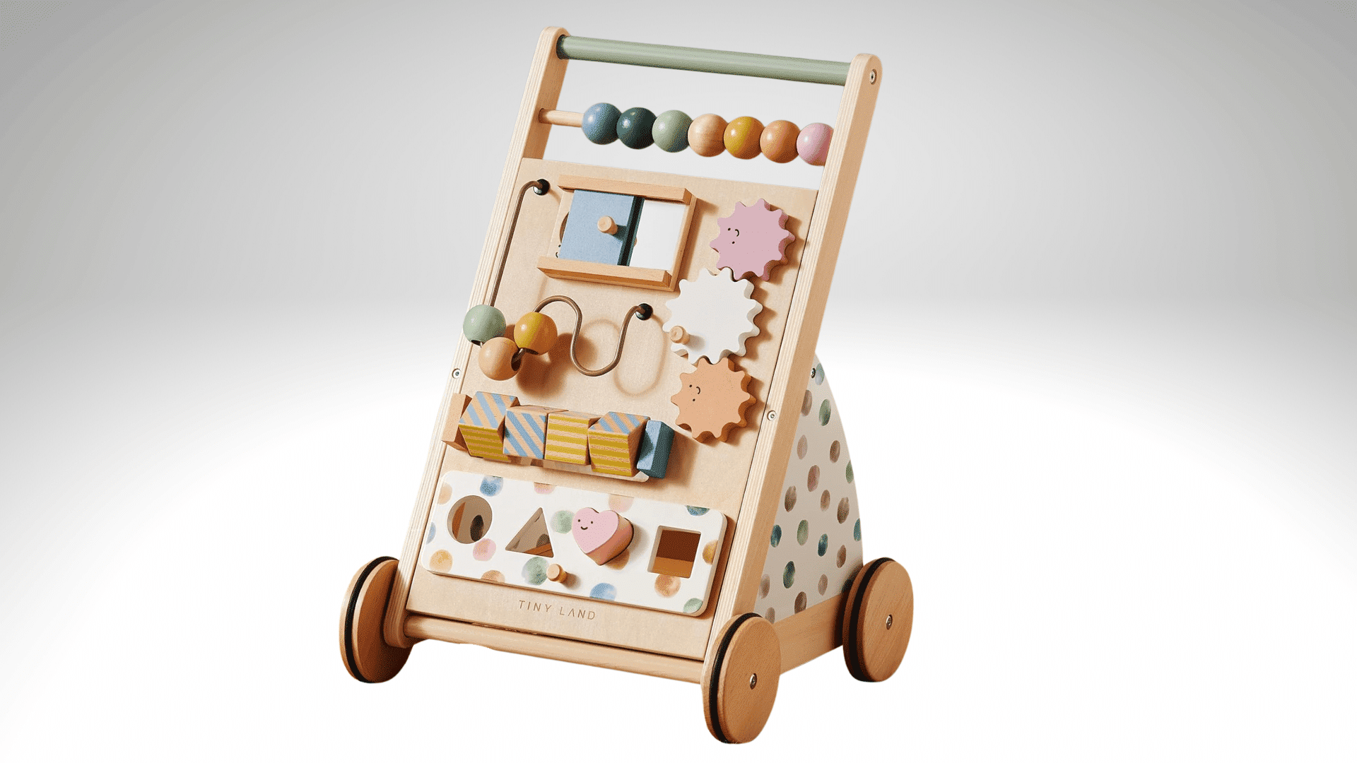 tiny land wooden baby walker