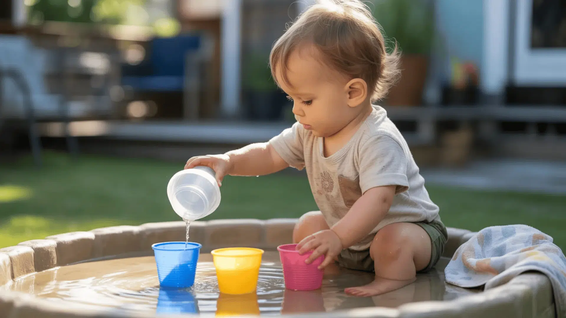 water table or sprinkler play